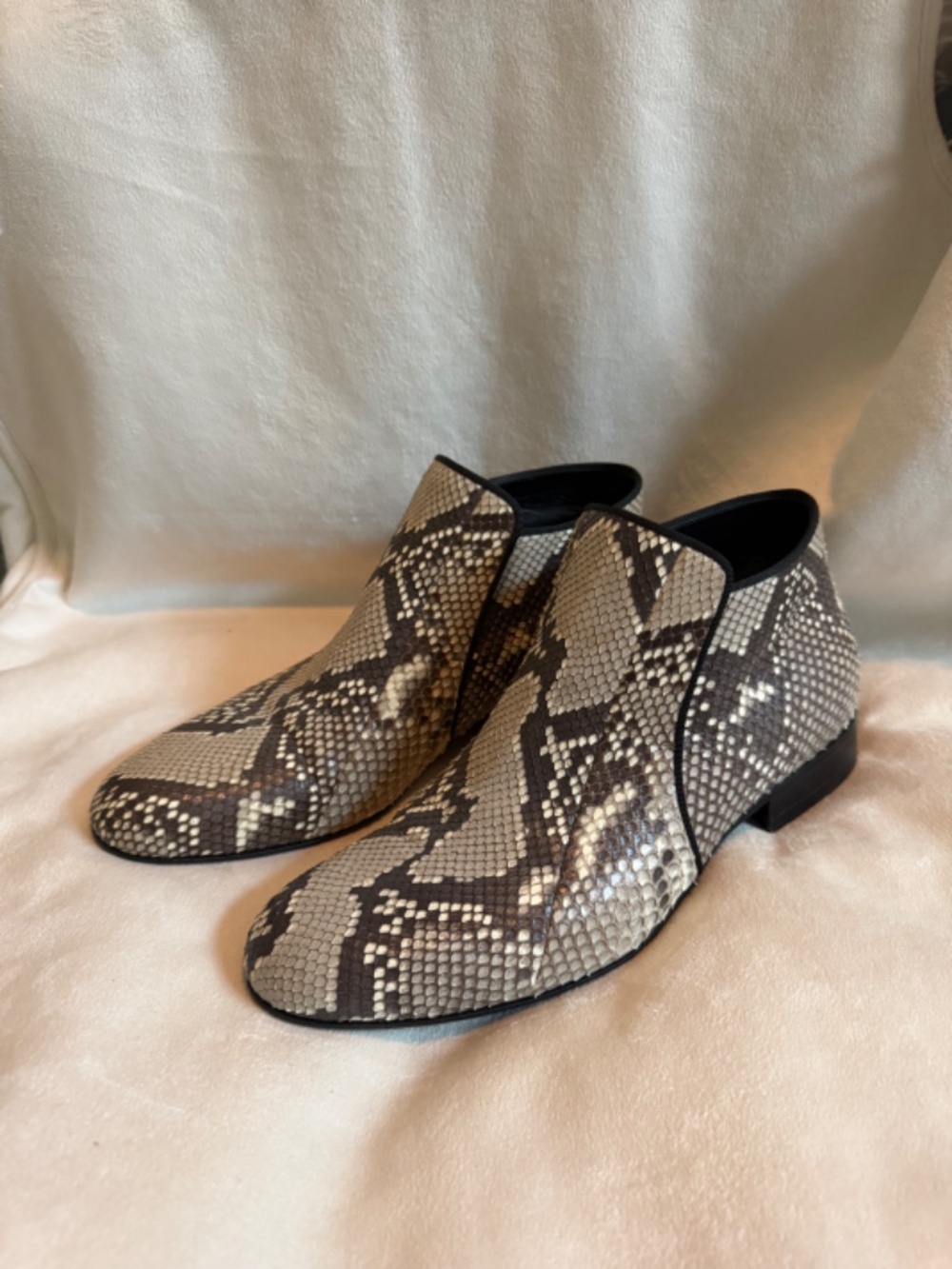 Celine Python Snakeskin Booties - Picture 2 of 6